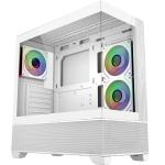 Cooler Master Elite 690 Wood White ATX Tower Gaming Case Tempered Glass, 3x 120mm ARGB Fan Pre-installed, CPU Cooler Support Upto 170mm, GPU Support Upto 425mm, 7x PCI Slot, 360mm Radiator Supported, Front I/O: 1x Type C, 2x USB, HD Audio