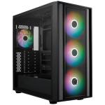 Cooler Master MasterBox MB600 Black ATX MidTower Gaming Case 4x ARGB Fan Pre-Installed CPU Cooler Support Upto 170mm, GPU Support Upto 360mm, 7x PCI Slot, 360mm Radiator Supported, Front I/O: 2x USB 3.2, 1x Type C, HD Audio
