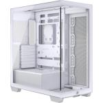 Corsair 3500X White Mid Tower Gaming Case Tempered Glass CPU Cooler Support Upto 170mm, GPU Support Upto 410mm, 7x PCI (4X Vertical), 360mm Radiator Supported, Front I/O: 1x Type C, 2x USB 3.2, HD Audio
