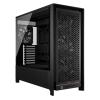 Corsair 5000D RS Tempered Glass ATX Mid Tower Gaming Case with 4x RS140 - Black CPU Cooler Support up to 175mm - GPU Support up to 425mm - 360mm Radiator Support - 8 or 3 (Vertical) X PCI Slots - Front I/O: 3x USB-C - HD Audio - No PSU