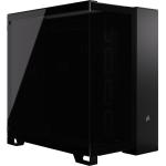 Corsair 6500X Black ATX Gaming Case Tempered Glass CPU Cooler Support Upto 190mm, GPU Support Upto 400mm, 8+3 (Vertical) PCI, 360mm Radiator Supported - Front: 1x Type C, 4x USB, HD Audio.