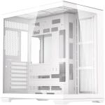 DARKFLASH C280 Dual Chamber Tempered Glass EATX Mid Tower Case - White 7x ARGB Fans - CPU Cooler Support up to 155mm - GPU Support up to 420mm - 7x PCI Slots - 360mm Radiator Support - Front I/O: 3x USB - HD Audio