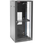 Dynamix RSFDS27-600 27RU 600mm Deep Universal Swing Wall Mount Cabinet - Removable Backmount (600x600x1365mm) - Includes 1x Fixed Shelf 10x Cage Nuts Removable Side Panels - Black Gloss Colour