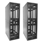 Dynamix RSS42-8X8 42RU Seismic Rated Server Cabinet.  (800x800x2055mm) Includes 25 Cage Nuts. Pantry StyleFront&Rear Mesh Door. Dual 100mm front vertical cable management. Black