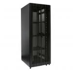Dynamix RST45-8X10FP 45RU Server Cabinet 1000mm deep (800x1000x2160mm) 2x100mm Front Vertical Cable Management. 3x Fixed Shelves, Fan Kit, Cage Nuts Castors Leveling Feet, Single Front & Dual  Rear Mesh Doors. FLAT PACK