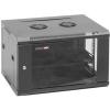 Dynamix RWM6 6RU Wall Mount Cabinet 450mm Deep (600 x 450 x 368mm) Includes 1x Fixed Shelf, 2x Fans & 10x Cage Nuts - Black Gloss Colour, front door Dynamix RWM6 6RU Wall Mount Cabinet 450mm Deep (600 x 450 x 368mm) Includes 1x Fixed Shelf, 2x Fans & 10x Cage Nuts - Black Gloss Colour, front door