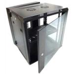 Dynamix RSFDS18 18RU Universal Swing Wall Mount Cabinet - Removable Backmount supplied with Left & Right Hinges