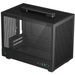 DEEPCOOL CH160 ITX case Black CPU Cooler Support Upto 172mm, GPU Support Upto 305mm, 3x PCI Slot, Front I/O: 2x USB 3.0, 1x Type C, HD Audio