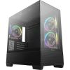 DEEPCOOL CG380 MATX Mini Tower Case Black with 3 X ARGB PWM Fans Front I/O: 1x Type C, 2x USB, HD Audio DEEPCOOL CG380 MATX Mini Tower Case Black with 3 X ARGB PWM Fans Front I/O: 1x Type C, 2x USB, HD Audio