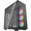 DEEPCOOL CH780 Black ATX mid Tower Gaming Case , CPU Cooler Support Upto 132mm, GPU Support Upto 480mm, 1 X 420mm ARGB Fan installed, PCIe 4.0 riser cable with GPU Mount, Front I/O: 4x USB, 1x Type C DEEPCOOL CH780 Black ATX mid Tower Gaming Case , CPU Cooler Support Upto 132mm, GPU Support Upto 480mm, 1 X 420mm ARGB Fan installed, PCIe 4.0 riser cable with GPU Mount, Front I/O: 4x USB, 1x Type C