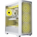 Formula V Line Air Power G3 White ATX Mid Tower Gaming Case Tempered Glass, 4x 120mm ARGB PWM CPU Cooler Support Upto 165mm, GPU Support Upto 390mm, 7x PCI Slot, 360mm Radiator Supported, Front I/O: 2x USB 2.0, 1x USB 3.0, HD Audio