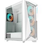 Gigabyte C301 Glass White MidTower Gaming Case Tempered Glass, 4x ARGB Fans Pre-installed, CPU Cooler Support Upto 170mm, GPU Support Upto 400mm, 7X PCI Slot, 360mm Radiator Support, Front I/O: 2XUSB, 1XType C, HD Audio,