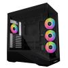 Lian Li Vector V100 RGB Black ATX MidTower Gaming Case Tempered Glass, 4 X ARGB Fans Pre-installed, CPU Cooler Support Upto 178mm, GPU Support Upto 420mm, 7x PCI Slot, 360mm Radiator Supported, Front I/O: 2x USB, 1x Type C, HD Audio Lian Li Vector V100 RGB Black ATX MidTower Gaming Case Tempered Glass, 4 X ARGB Fans Pre-installed, CPU Cooler Support Upto 178mm, GPU Support Upto 420mm, 7x PCI Slot, 360mm Radiator Supported, Front I/O: 2x USB, 1x Type C, HD Audio