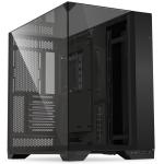 Lian Li O11 VISION Black ATX MidTower Gaming Case Tempered Glass, CPU Cooler Support Upto 167mm, GPU Support Up To 455mm, 7x PCI, 360mm Radiator Supported, Front I/O: 2x USB, 1x Type C, HD Audio