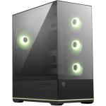 MSI MAG PANO 110R PZ Black Mini Tower for ATX/MATX Tempered Glass with 4x120mm ARGB Fans Pre-installed, CPU Cooler Support Upto 160mm, GPU Support Upto 400mm, 7x PCI Slot, 360mm Radiator Supported, Front I/O: 1x Type C, 2x USB, HD Audio