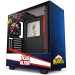 NZXT CRFT My Hero Academia - All Might Limited Edition H510i Mid Tower, CPU Cooler up to 165mm, GPU Supports Upto 381mm, 280mm Radiator Supported, 7+2 (Vertical) X PCI Slots, Front 1X USB 3.0,1XType C, HD Audio, NO PSU