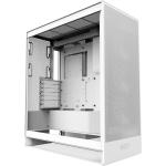 NZXT H7 Flow White Mid-Tower Case - Tempered Glass, CPU Cooler Support Upto 185mm, GPU Support Upto 400mm, 7x PCI Slot, 360mm Radiator Supported, Front I/O: 2x USB 3.2, 1x Type C, HD Audio