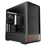OKINOS Air Cross MidTower ATX Case Tempered Glass, 3 x 140mm PWM Fans and 2 x 120mm PWM Reverse Fans,CPU Support Upto 180mm, GPU Support Upto 400mm, 7x PCI, 360mm Rdiator Supported, Front I/O: 2x USB, 1x Type C, HD Audio