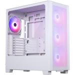 Phanteks XT PRO Ultra Tempered Glass ATX Case - White 4x 140mm DRGB Fans - CPU Cooler Support up to 184mm - GPU Support up to 415mm - 7x PCI Slots - 360mm Radiator Support - Front: 1x USB-C - 1x USB - HD Audio