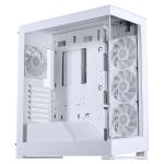 Phanteks NV Series NV5S White ATX Case, Tempered Glass Window, Come With 4x 120mm ARGB M25 Fans, CPU Cooler Supports Upto 170mm, GPU Supports Upto 430mm, 7x PCI Slots, 360mm Radiator Supported, Front I/O: 2x USB, 1x Type C, HD Audio