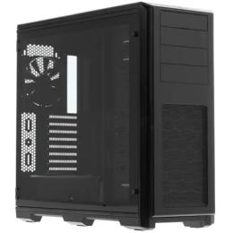 Phanteks Enthoo Pro Black Full Tower Case with Tempered Glass Window, CPU Cooler Supports Upto 193mm, GPU Supports Upto 347mm, Support Upto 360mm Radiator, 8X PCI Slots, 2X 120mm Fan Pre-installed, Front 2X USB 3.0, 2X USB 2.0 HD Audio, NO
