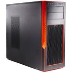Supermicro ATX Pedestal Chassis Anodized brush aluminium, 2x USB3.0 ports, 6x 3.5" Internal bay, 4x 2.5" Internal bay, 2x 5.25" bay Red Trim, 3x 120mm PWM fans, removable dust filter, No PSU Included