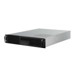 Silverstone SST-RM23-502 2U Case Supports ATX /mATX /ITX MBD - 7x PCI Slot Low Profile - 2x 5.25" External - 5x 3.5" Internal - 1x 2.5" Internal - CPU Cooler Support Upto 65mm - Front I/O: 2x USB - ATX PSU - 580mm Deep, Rail Kit: SST-RMS03-