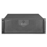 Silverstone SST-RM42-502 4U Case Supports Upto SSI-CEB MBD - 7x PCI Slot - Front Secure Locker 240mm AIO - 2x 5.25" External (2.5" x 4 or 3.5" x 2) - 1x 2.5" Internal - CPU Cooler Support Upto 148mm - Front I/O: 2x USB - 1x Type C - ATX/Min