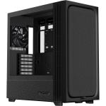 TRYX FLOVA F50 ATX Mid Tower Case - Black - Fabric Finish TCF Cross-Flow Fan - CPU Cooler Support up to 170mm - GPU Support up to 420mm - 7x PCI Slots - 360mm Radiator Support - Front I/O: 2x USB - 1x USB-C - HD Audio