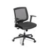 Eden Office Media Lite Home Office Chair, 3-Way Ergonomic Adjustment - With Armrests - Black Fabric - Max Weight 140kg - 5 Years Local Warranty Eden Office Media Lite Home Office Chair, 3-Way Ergonomic Adjustment - With Armrests - Black Fabric - Max Weight 140kg - 5 Years Local Warranty