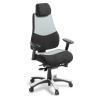 Eden Office Control Heavy Duty Task Chair 5-Way Ergonomic Adjustment - Adjustable Armrests - Heavy-duty Black/Grey polyester fabric - AFRDI Certified For 160kg Users - 10 Years Local Warranty Eden Office Control Heavy Duty Task Chair 5-Way Ergonomic Adjustment - Adjustable Armrests - Heavy-duty Black/Grey polyester fabric - AFRDI Certified For 160kg Users - 10 Years Local Warranty