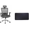 Loctek YZ101 Ergonomic Sit & Standing Bundle Mesh Office Chair With Anti-Fatigue Standing Mat - Height adjustable swivel chairs. With Mesh Backrest and Armrest - Under Desk Foot Rest Pad Supports feet, knees, hips & back Whille Standing Loctek YZ101 Ergonomic Sit & Standing Bundle Mesh Office Chair With Anti-Fatigue Standing Mat - Height adjustable swivel chairs. With Mesh Backrest and Armrest - Under Desk Foot Rest Pad Supports feet, knees, hips & back Whille Standing