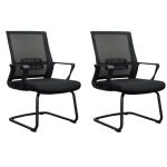 Miro Varese 2x GS5060 Office Chair Black 2pk bundle ergonomic mesh fabric seat (flat packed)