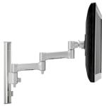 atdec AWMS-46W35-S  FULL MOTION MONITOR ARM WALL MOUNT - UP TO32IN-VESA75X75100X100-QUICKDISPLAYRELEASE - TOOL-FREE ADJUSTABLE MONITOR HEIGHT TILT PAN - ADVANCED CABLE MANAGEMENT