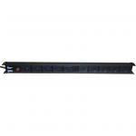 Dynamix RPR-10V15MCB DYNAMIX 10 Outlet Vertical Power    Rail (10A) with 6kVa C Curve MCB Circuit Breaker
