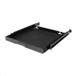 Dynamix AVRSDRAWER1U AV Rack 1RU sliding drawer with     #10-32 screws. 450mm Deep