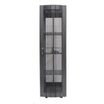 Dynamix RST42-6X10FP 42RU Server Cabinet 1000mm deep FLAT PACK 3x fixed shelves, 4x fans, 25x cage nuts 4xcastors, 4x levelling feet Single front door dual rear door Hex vented, black colour.