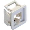 Dynamix FP-RJCWH RJ45 Keystone to PDL600 Series Compatible Modular Clip White - 10 pack Dynamix FP-RJCWH RJ45 Keystone to PDL600 Series Compatible Modular Clip White - 10 pack