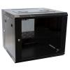 Dynamix RSFDS9 9RU Universal Swing Wall Mount Cabinet - Removable Backmount supplied with Left & Right Hinges (600x550x501mm) - Includes 1x Fixed Shelf, 2x Fans,10x Cage Nuts, Black Gloss colour, Side Entry Dynamix RSFDS9 9RU Universal Swing Wall Mount Cabinet - Removable Backmount supplied with Left & Right Hinges (600x550x501mm) - Includes 1x Fixed Shelf, 2x Fans,10x Cage Nuts, Black Gloss colour, Side Entry
