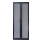 Dynamix 42RU Dual Mesh Pantry Style Door Kit for SR Series 600mm Wide Cabinets