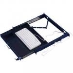 Dynamix RAKT 1RU Adjustable Keyboard Panel with lock. Max load 20kg.