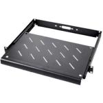 Dynamix RASS-500 Sliding Shelf 650mm Deep to fit 800 & 900mm Deep Cabinets - Black Colour