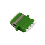 Dynamix A-FIBLCAPC-QSM Fibre LC-APC to LC-APC      Quad, Single-mode Joiner, Ceramic sleeve, Green Colour