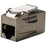 Dynamix A-RJ45-C6AS  180  Cat 6A STP Straight    Keystone Coupler White, RoHS