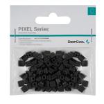 DEEPCOOL PIXEL Black Decorations. Can be attached to mesh of computer case: CH780, CH560,CH360,CH160, CH170, MORPHEUS series l to DIY desired pattern.