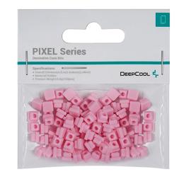 DEEPCOOL PIXEL Pink Decorations. Can be attached to mesh of computer case: CH780, CH560,CH360,CH160, CH170, MORPHEUS series l to DIY desired pattern.