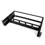 StarTech.com 2U DIN Rail Kit for Standard 19" Rack - Adjustable Depth Rackmount DIN Rail with Top Hat, Mini, G Rails, 27lbs/12.5kg Weight Capacity