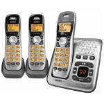 Uniden DECT1735+2 DECT Cordless Phone + Digital Answering Machine 70 Phonebook Memories with 30 Caller ID Memories - Wireless Network Friendly Backlit Keypad - 10 Hour Talk Time - 7 Day Standby Time - Multi Handset up to 6 Units
