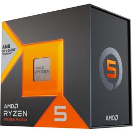 AMD Ryzen 5 7500X3D CPU 6 Core / 12 Thread - Max Boost 4.5Ghz - total 102MB Cache - AM5 Socket - 65W TDP - AMD Radeon Graphics , Heatsink Required