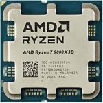 AMD Ryzen 7 9800X3D OEM PACK CPU 8 Core / 16 Thread - 104MB Total Cache - AM5 Socket - 120W TDP - AMD Radeon Graphics - Heatsink Required
